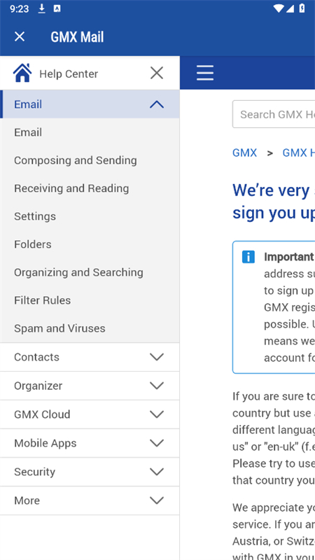 GMX Mail官方安卓版