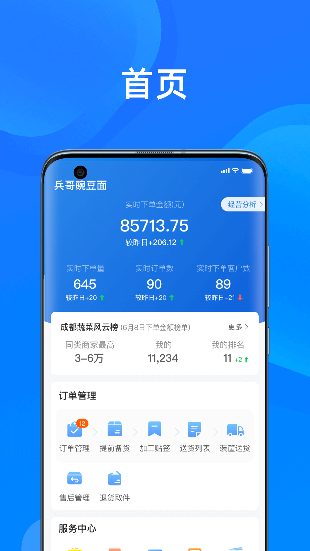 美菜卖家截图1