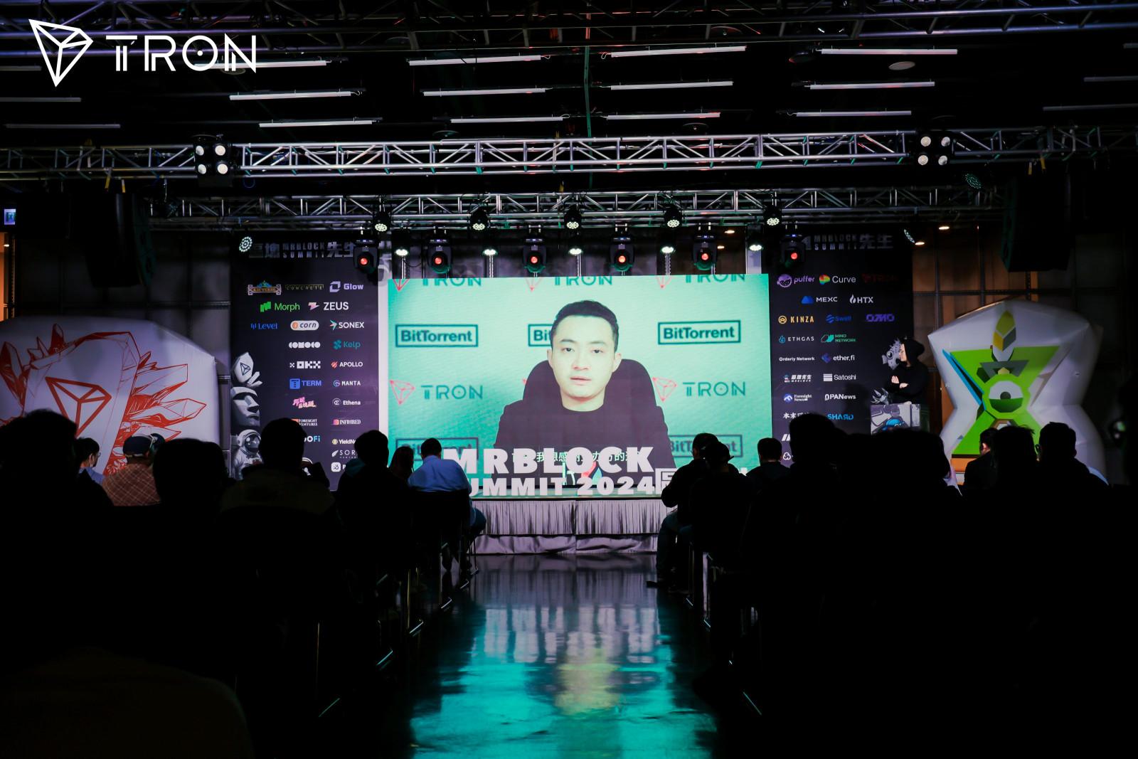 孙宇晨在台湾MrBlock Summit峰会上发表演讲，预测加密货币未来趋势