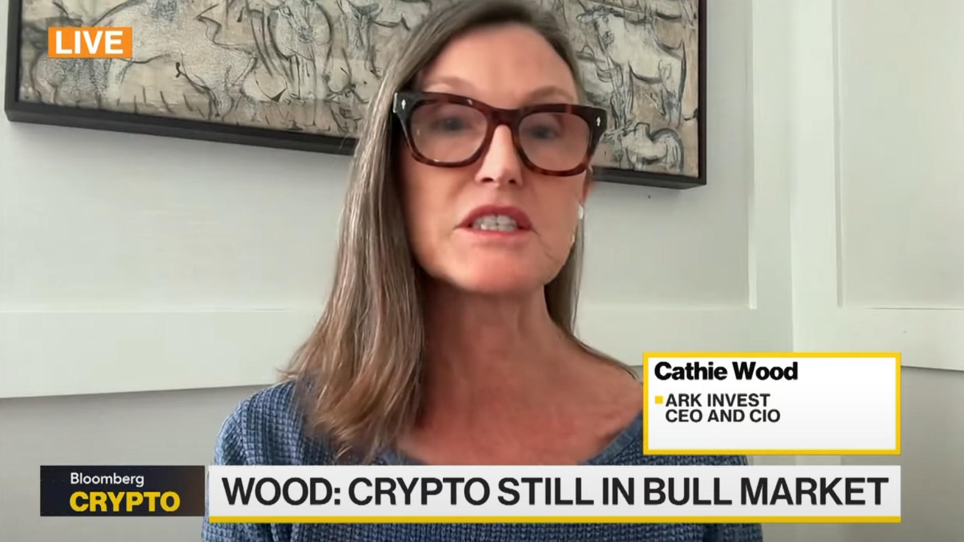 方舟投资Cathie Wood预测：迷因币终将归零，比特币2030年或突破150万美元大关